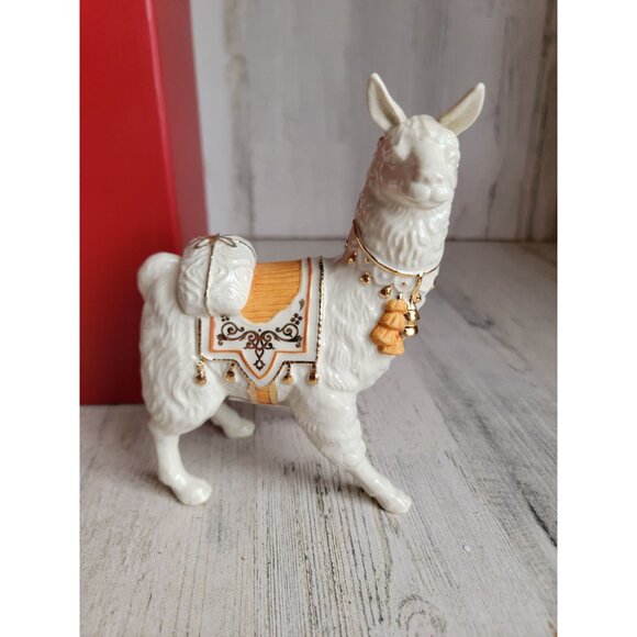 Lenox NEW llama nativity first blessing animal Xmas figure - Picture 2 of 7